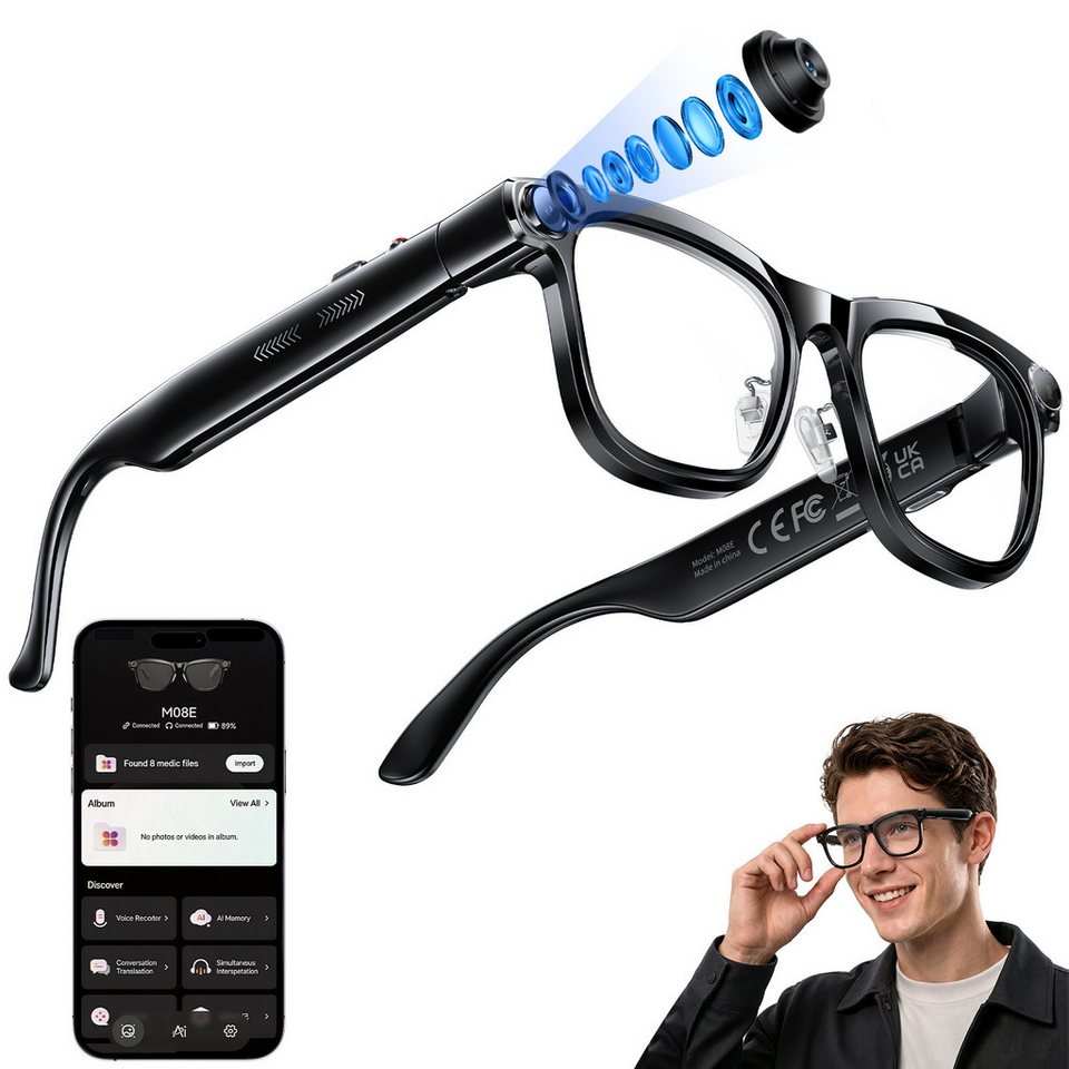 Photography Lighting Professional - AI Smart Glasses with ChatGPT Real-Time