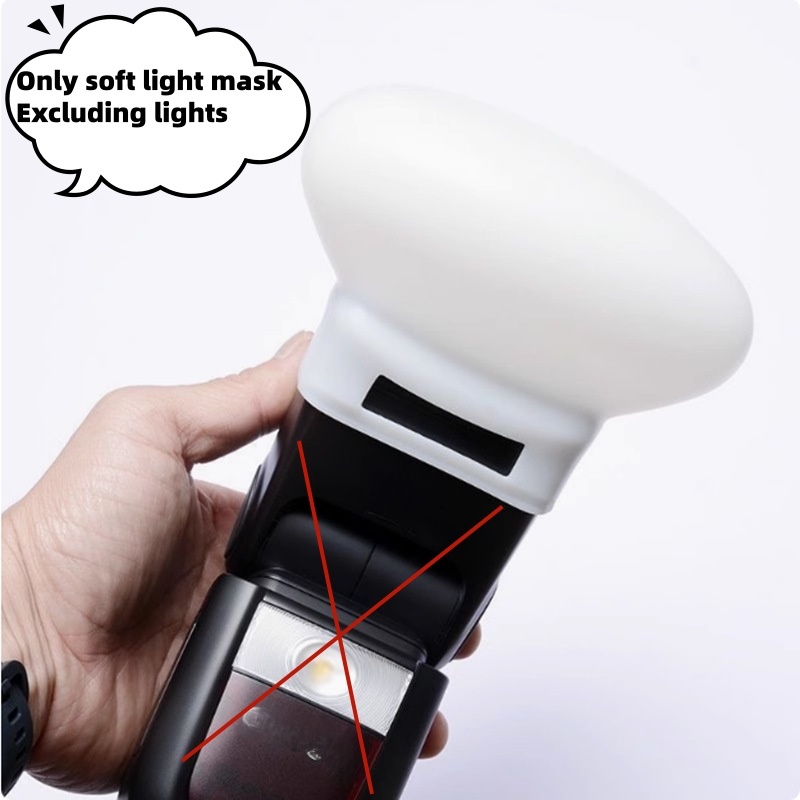 Photography Lighting Diffuser - 1Pc Diffuser Bounce Dome Soft Silicone