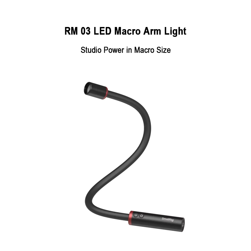 Photography Lighting Angles - SmallRig RM-03 Macro Photography LED Light