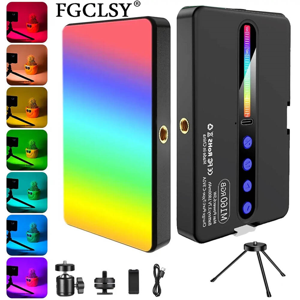 Photography Lighting Uk - LED RGB Camera Light Full Color