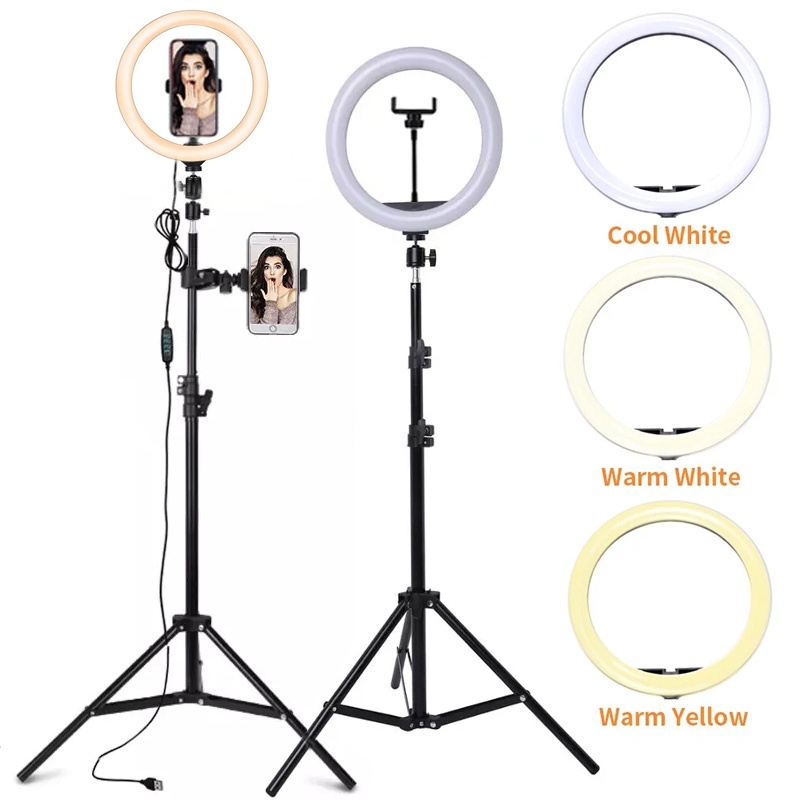 6/10/12 Inch LED Selfie Ring L - Photography Lighting Stick recension och pris
