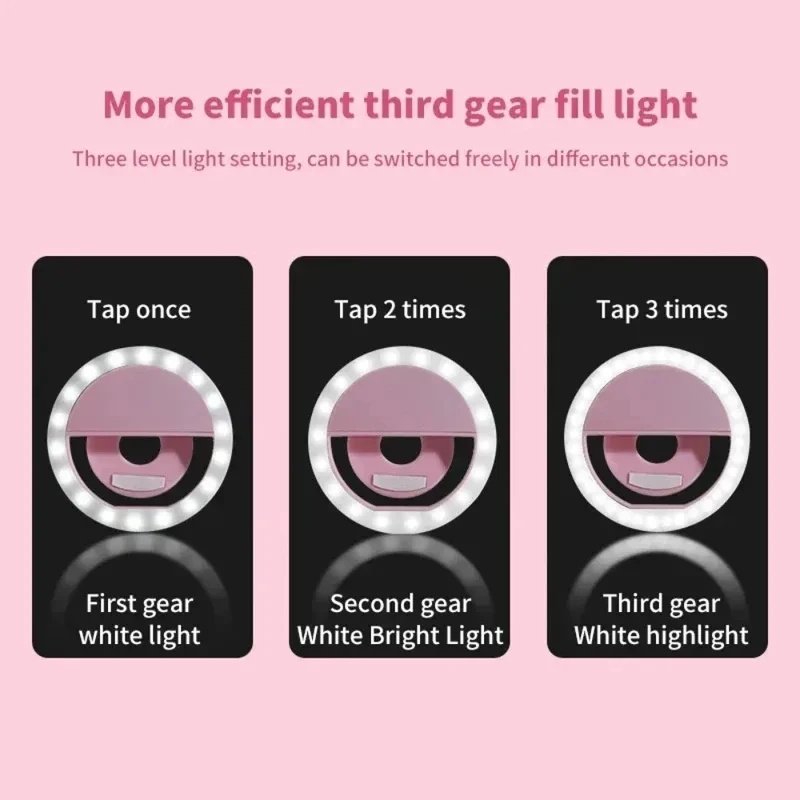 1-4pcs LED Selfie Ring Fill Li - Photography Lighting Stick recension och pris