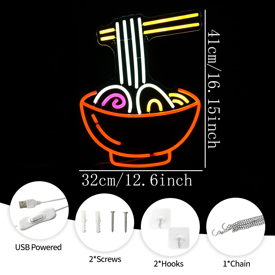 PASTA Neon Sign for Wall Decor - Photography Lighting For Food recension och pris