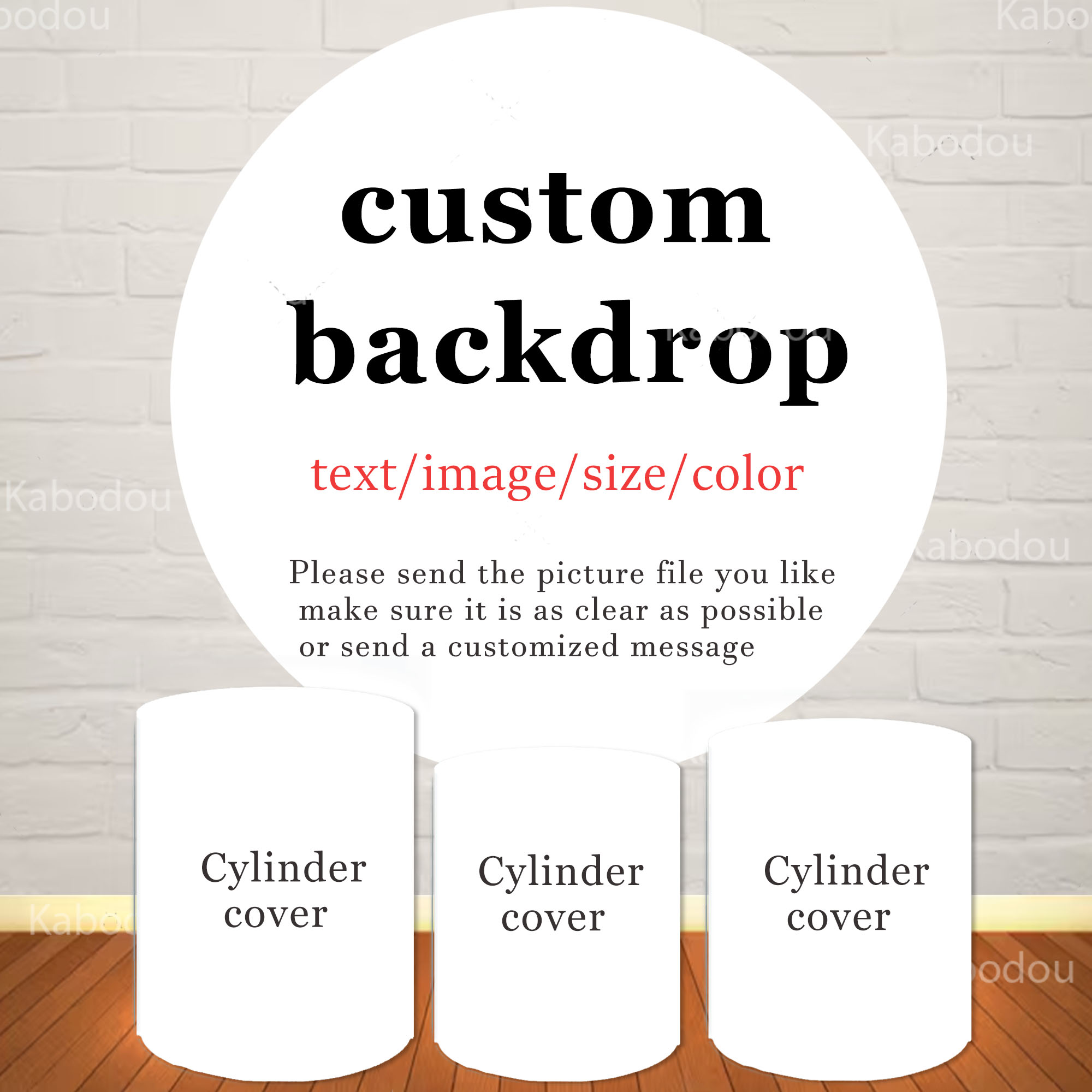 The Custom Round Backdrop  Cyl - Photography Lighting Backdrop recension och pris
