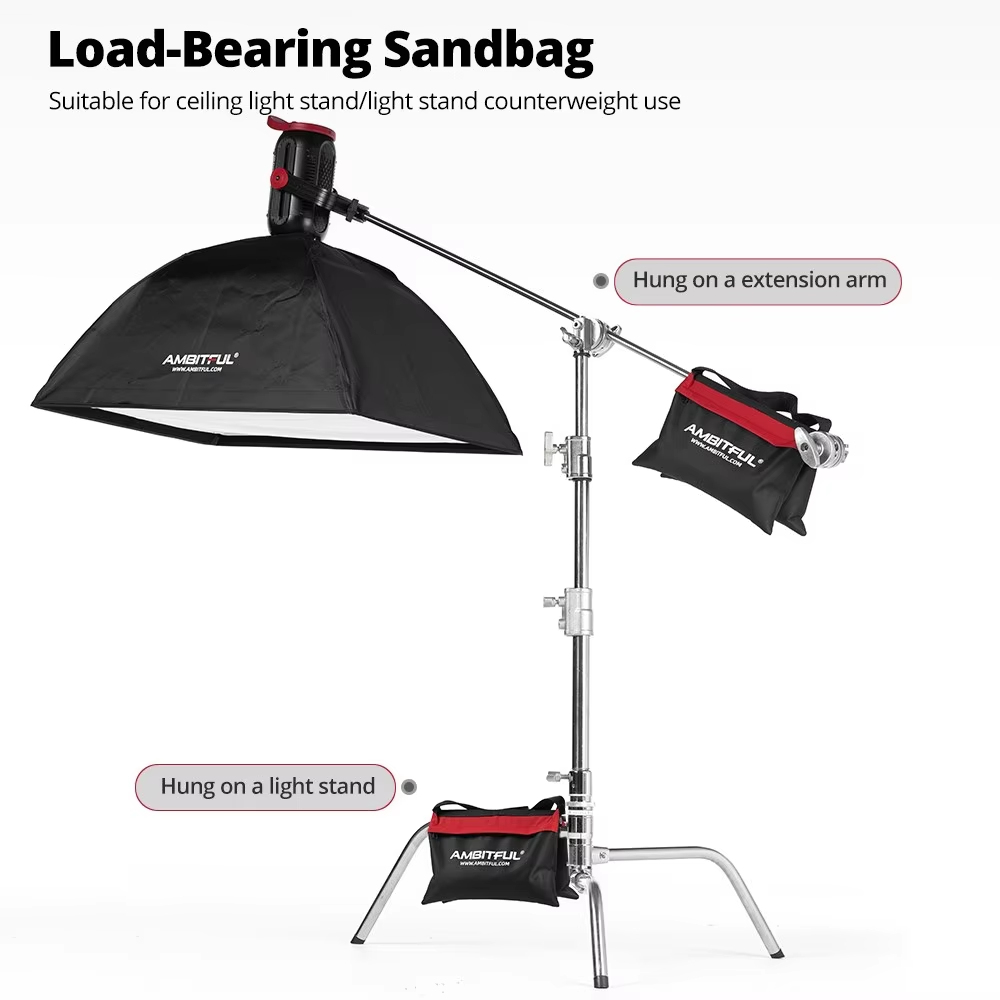 Ambitful 44x33cm Load-Bearing  - Light Stand Sandbag recension och pris