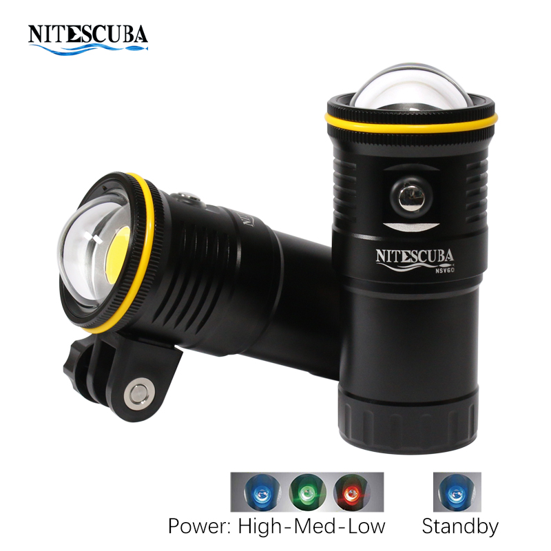 Nitescuba NSV60 LED Diving Vid - Photography Lighting Angles recension och pris