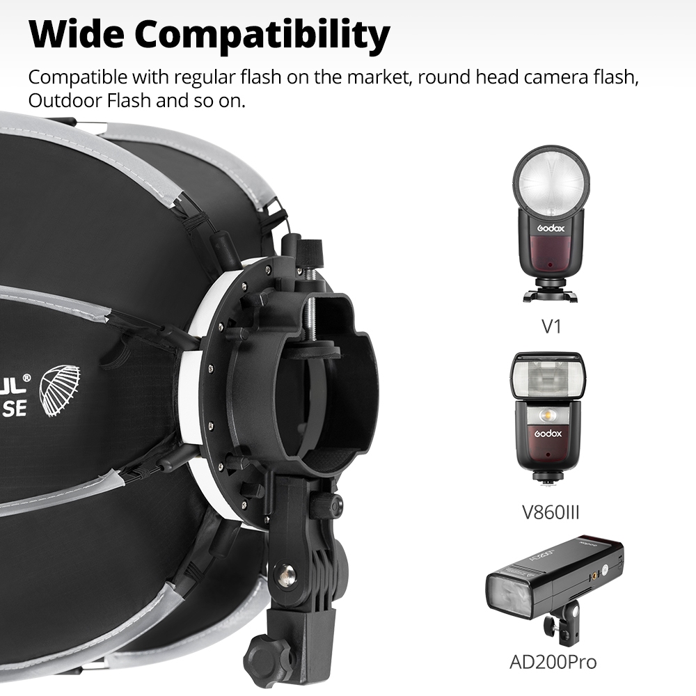 AMBITFUL PF30/PF40 30cm /40cm  - Godox Speedlite Flash recension och pris