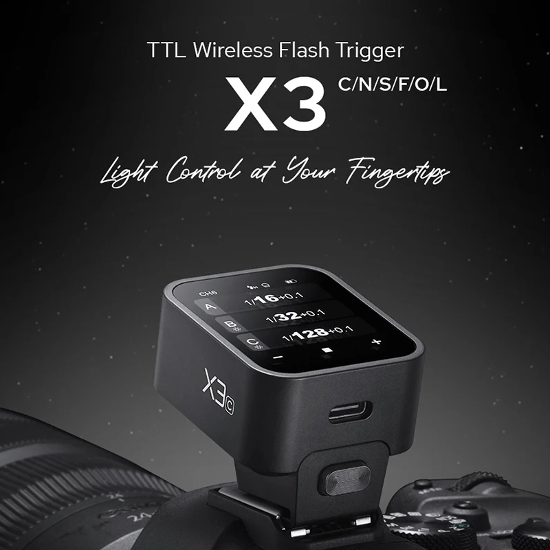 Godox X3C X3N X3S X3F X3O TTL  - Godox Speedlite Flash recension och pris