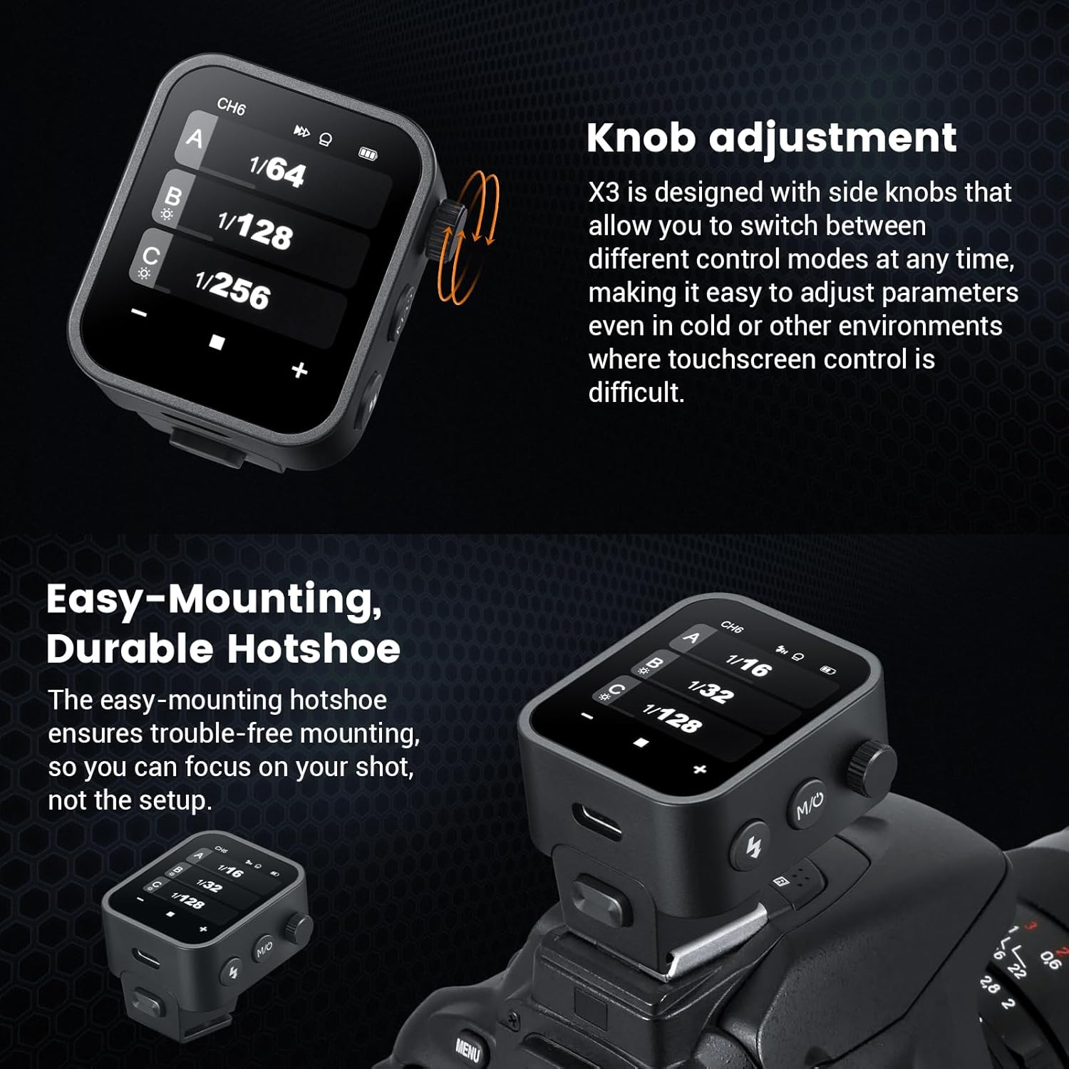 Godox X3C X3N X3S X3F X3O TTL  - Godox Speedlite Flash recension och pris