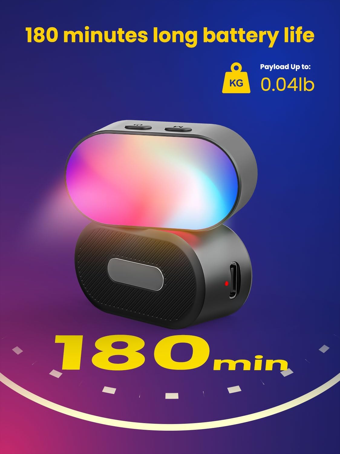 AOCHUAN Mini RGB Magnetic Fill - Photography Lighting Professional recension och pris