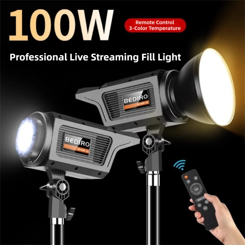 100W Studio Flash Light Bowens - Photography Lighting Angles recension och pris