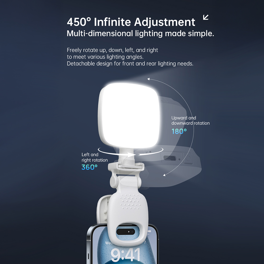 Portable LED Selfie Light Came - Photography Lighting Effects recension och pris