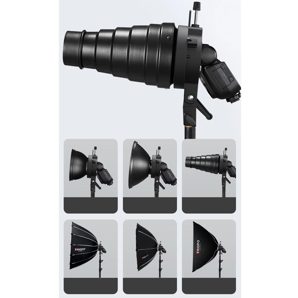 TRIOPO Universal Speedlite Bra - Godox Speedlite Flash recension och pris