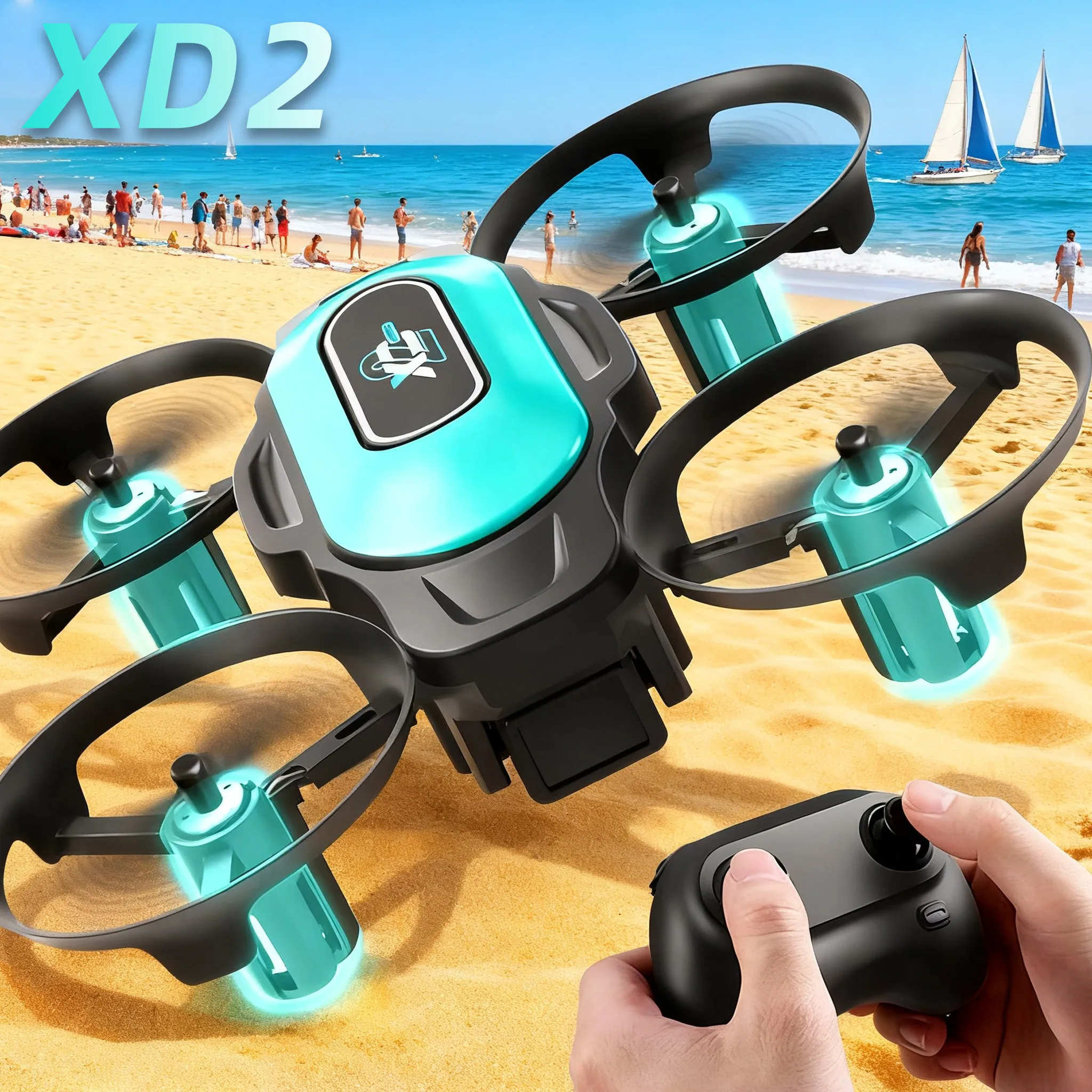 XD2 Mini Drone, 360° Stunt Fli - Photography Lighting Effects recension och pris