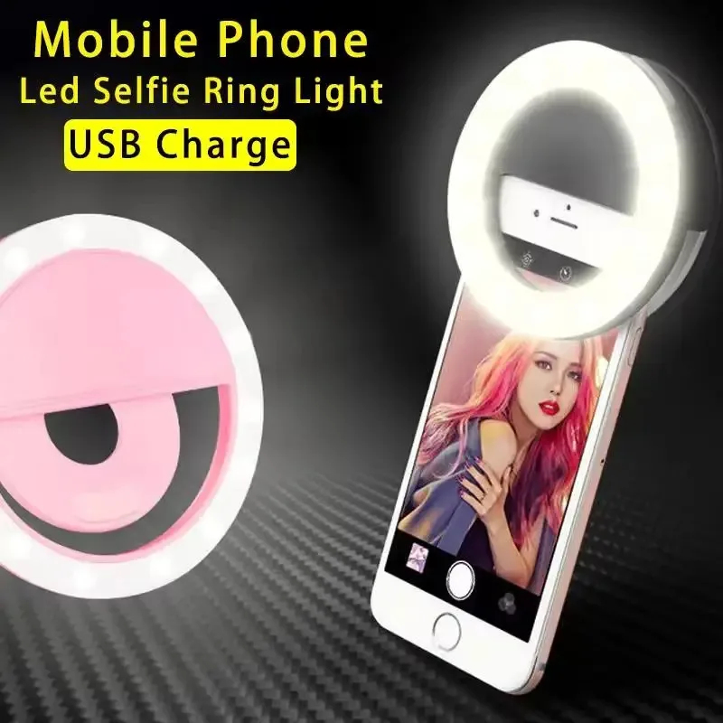 Clip-On LED Selfie Ring Light, - Photography Lighting Stick recension och pris