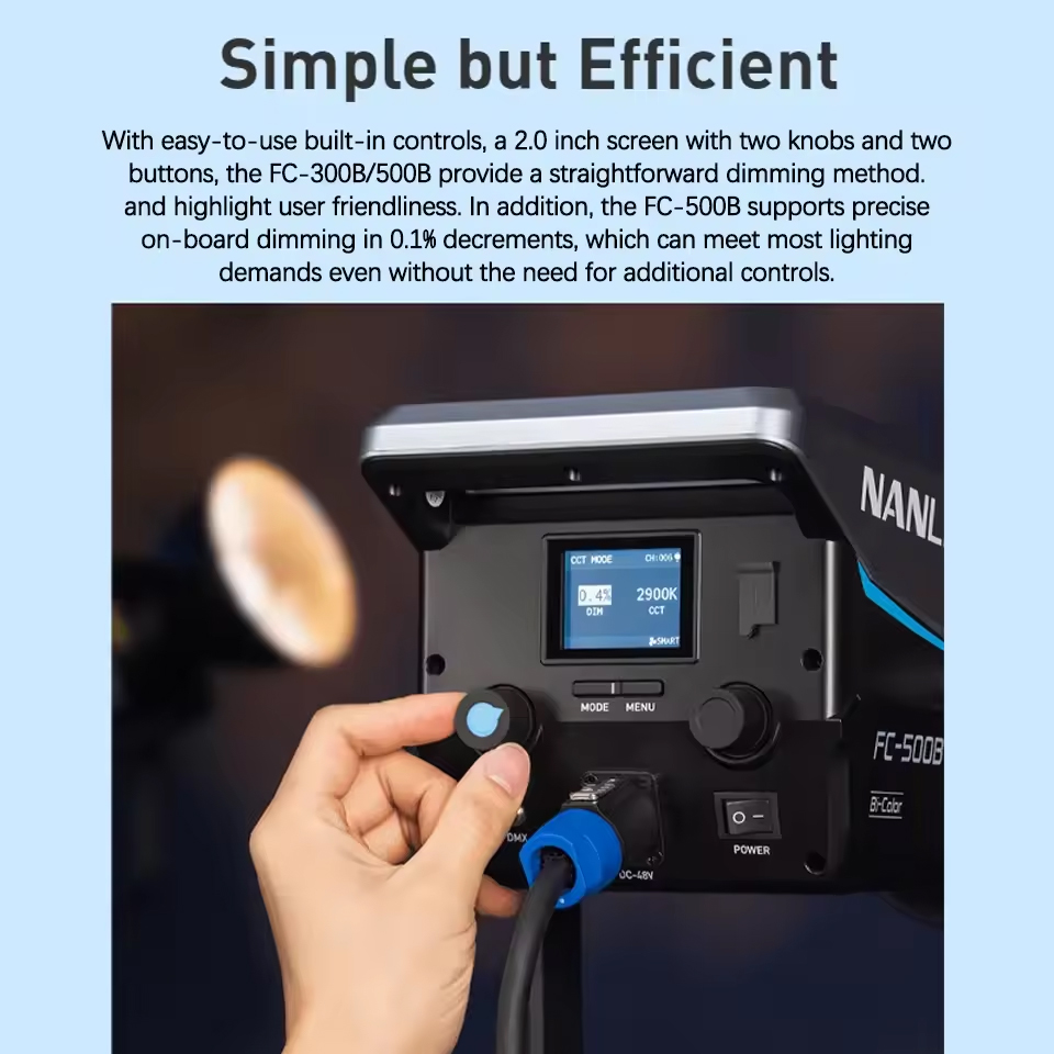 Nanlite FC-300B 2700K to 6500K - Photography Lighting Angles recension och pris