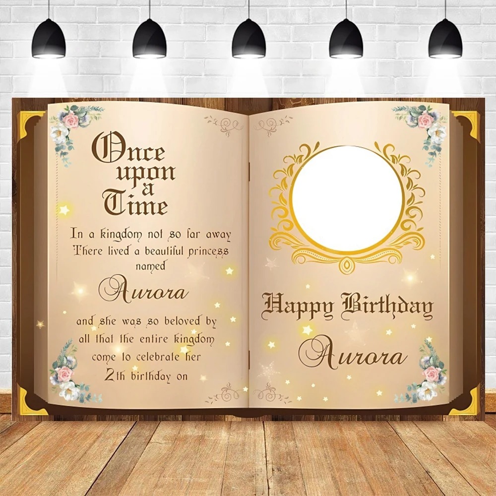 Fairy Tale Book Birthday Weddi - Photography Lighting Backdrop recension och pris