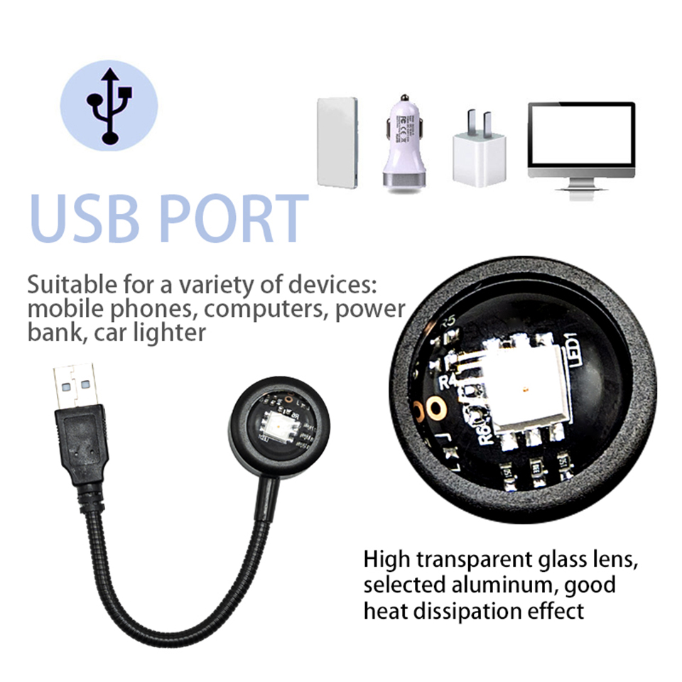 USB LED Sunset Lamp Projector  - Photography Lighting Diy recension och pris
