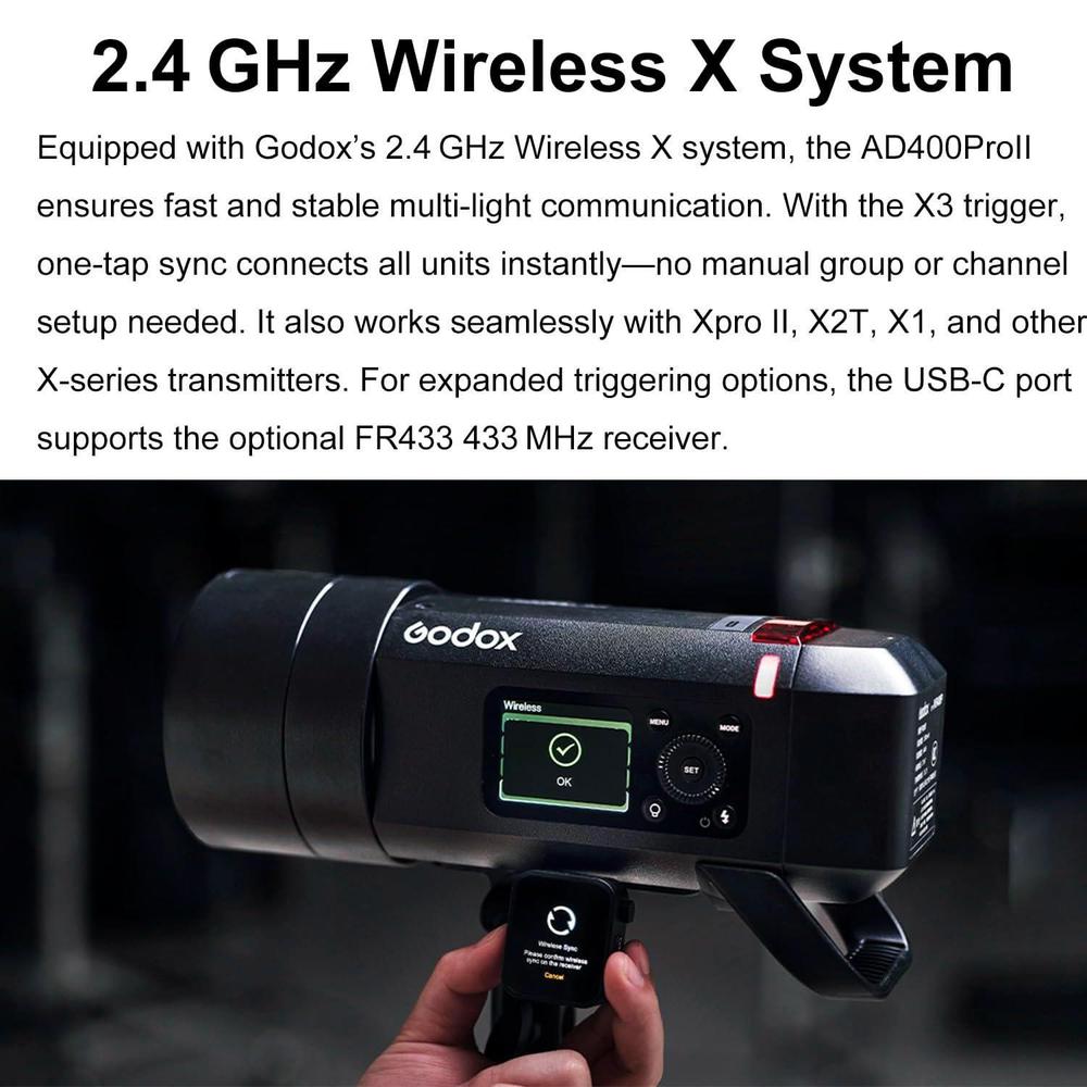Godox AD400 Pro II AD400Pro II - Portable Strobe Monolight recension och pris