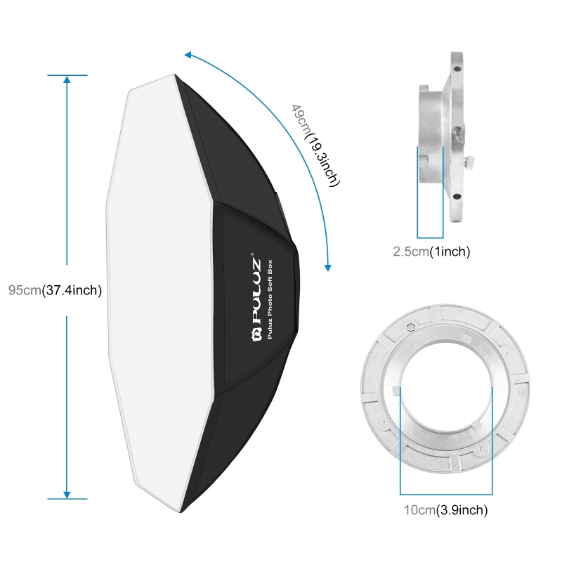 PULUZ 95cm Octagon Photography - Photography Lighting Diffuser recension och pris