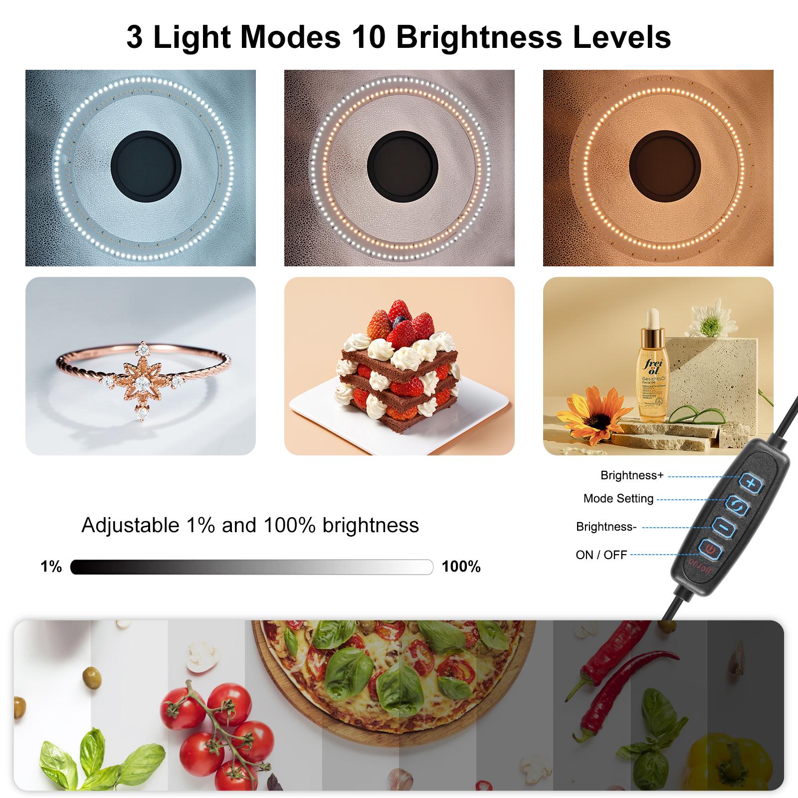 PULUZ 50cm Folding Portable Ri - Photography Lighting Backdrop recension och pris
