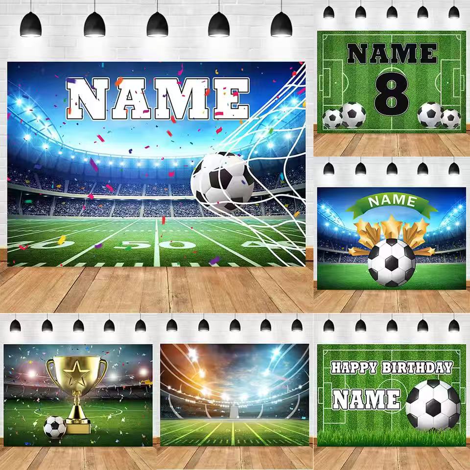 Football Backdrop Customize Na - Photography Lighting Backdrop recension och pris