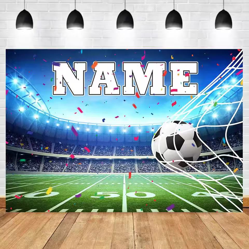 Football Backdrop Customize Na - Photography Lighting Backdrop recension och pris