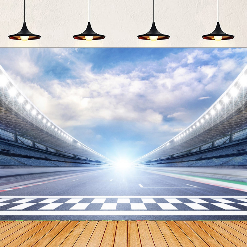 Racing Car Photography Backdro - Photography Lighting Backdrop recension och pris