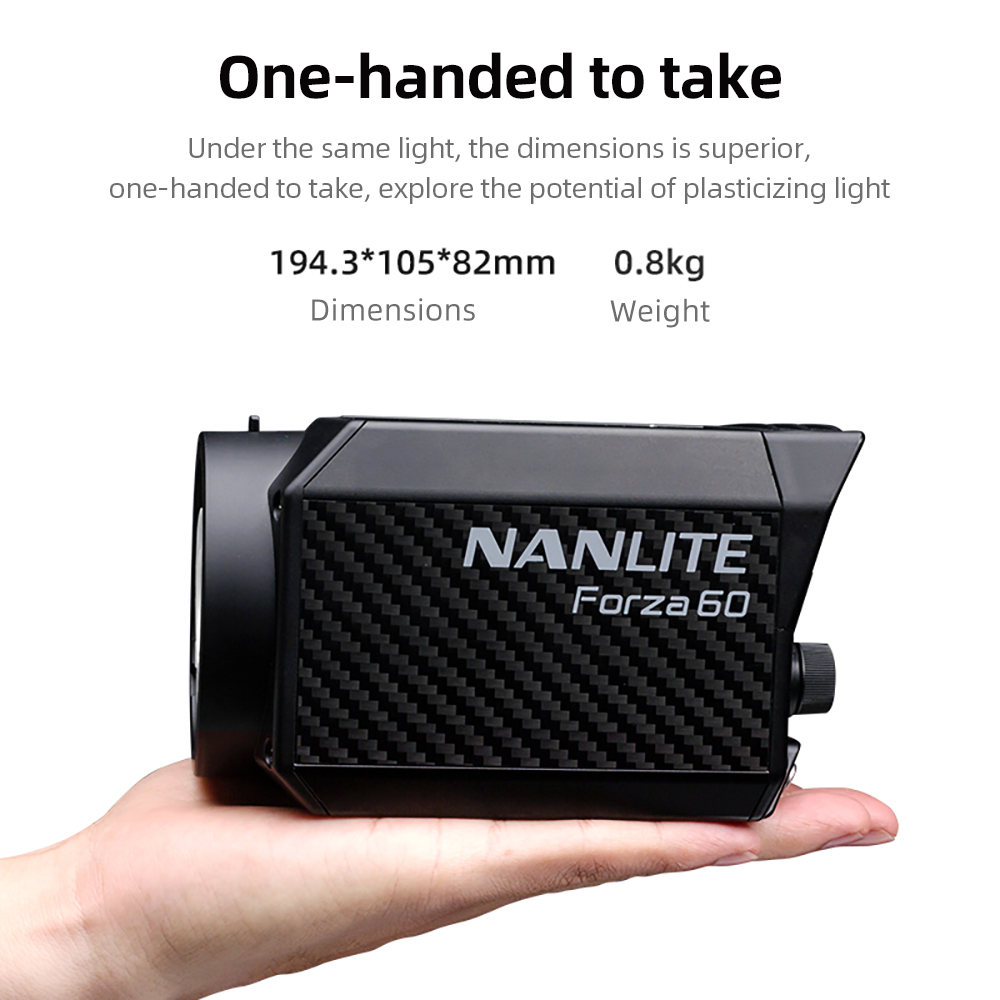 Nanlite Forza 60W Portable 560 - Portable Strobe Monolight recension och pris