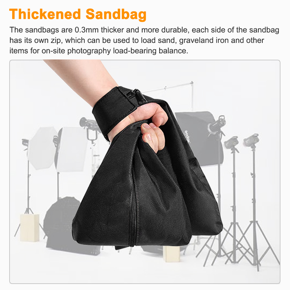 Dual-section Sandbag For Photo - Light Stand Sandbag recension och pris