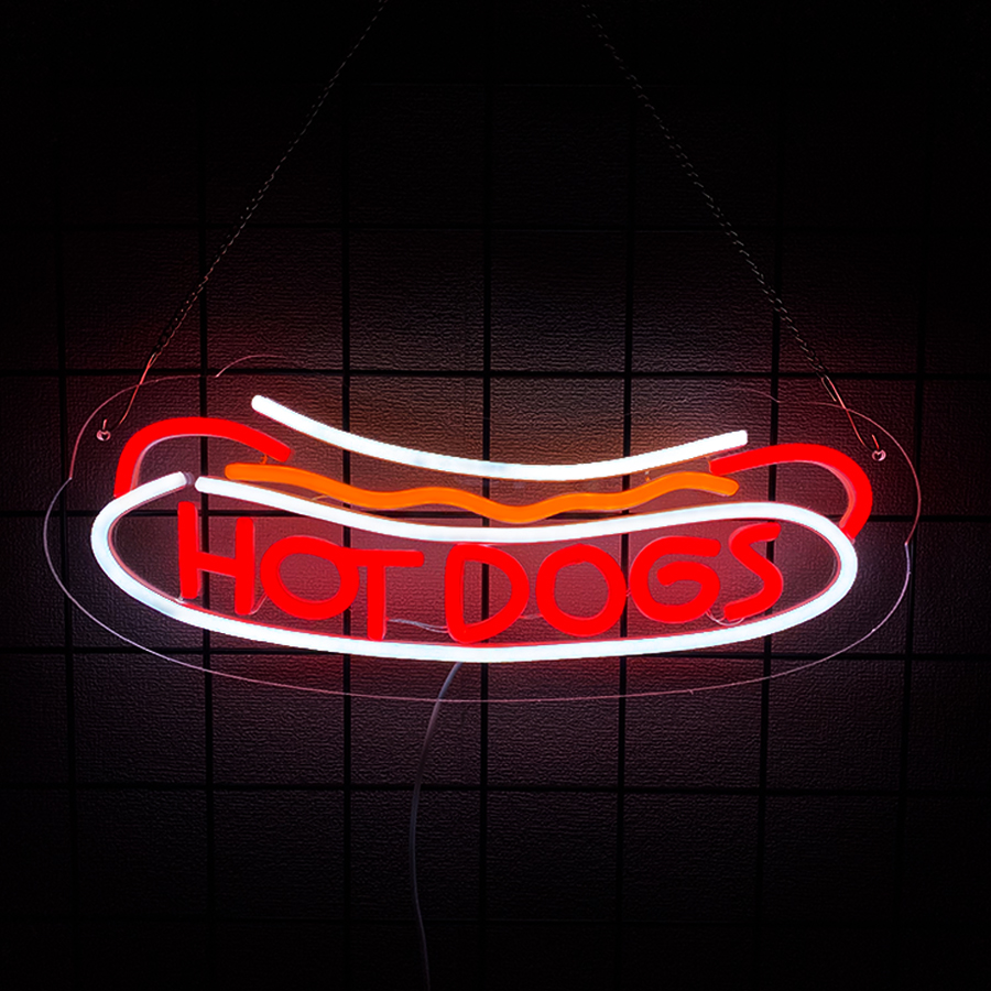 Hot Dogs Series Neon Sign For  - Photography Lighting For Food recension och pris