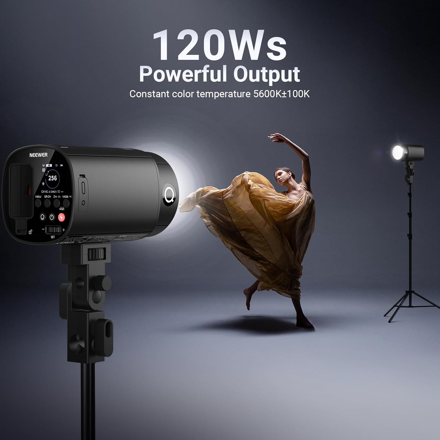 NEEWER 120Ws 2.4G TTL Outdoor  - Portable Strobe Monolight recension och pris