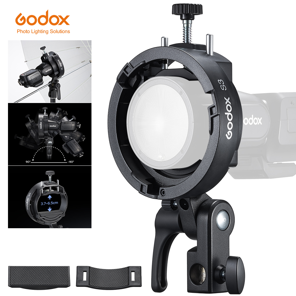 GODOX S3 Flash Bracket Speedli - Godox Speedlite Flash recension och pris