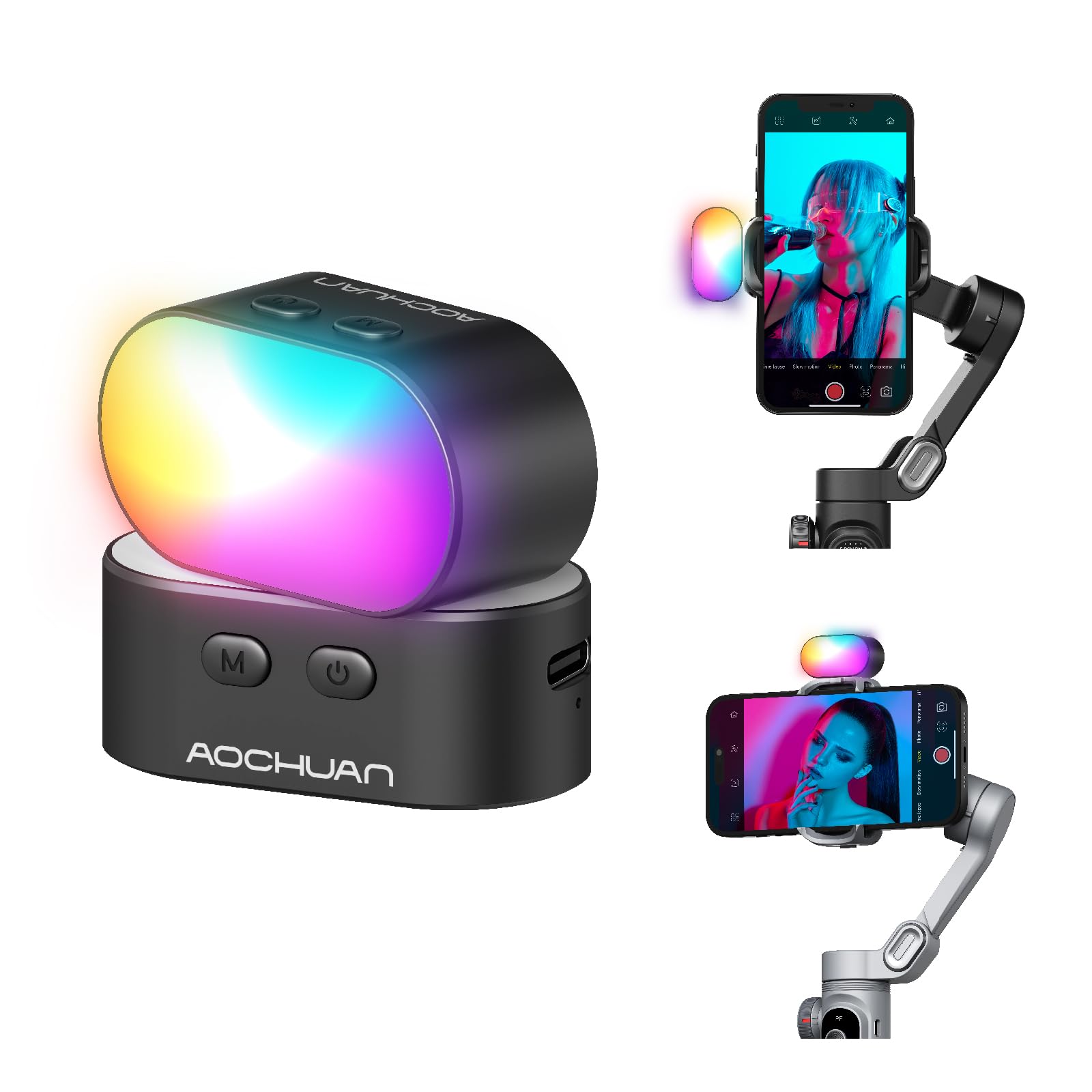 AOCHUAN RGB Magnetic Fill Ligh - Photography Lighting Uk recension och pris