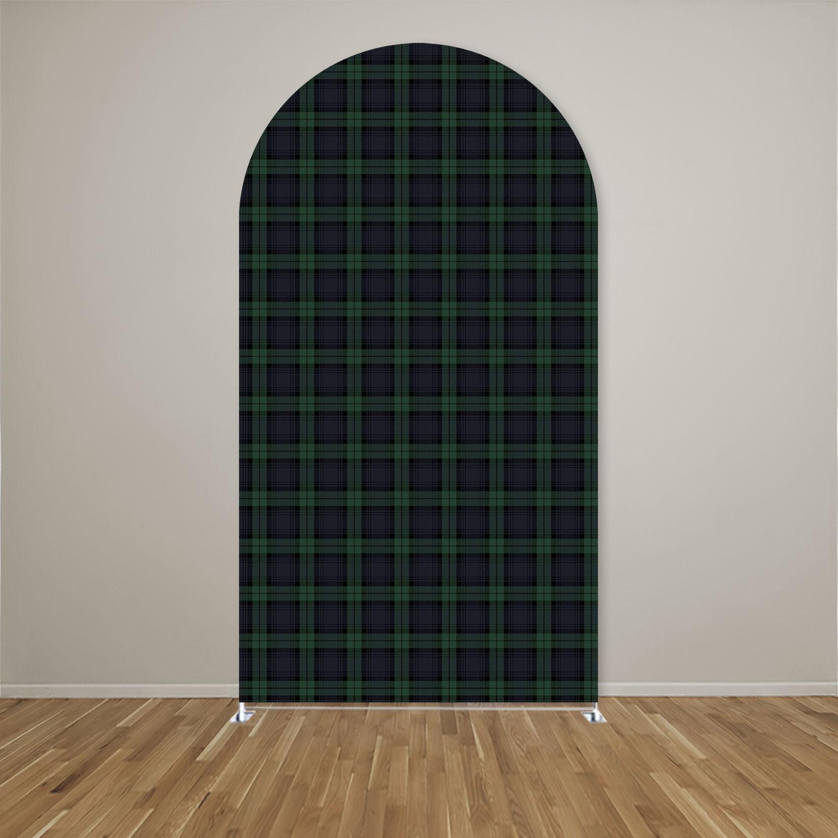 Custom Name Green Plaid Arch B - Photography Lighting Backdrop recension och pris