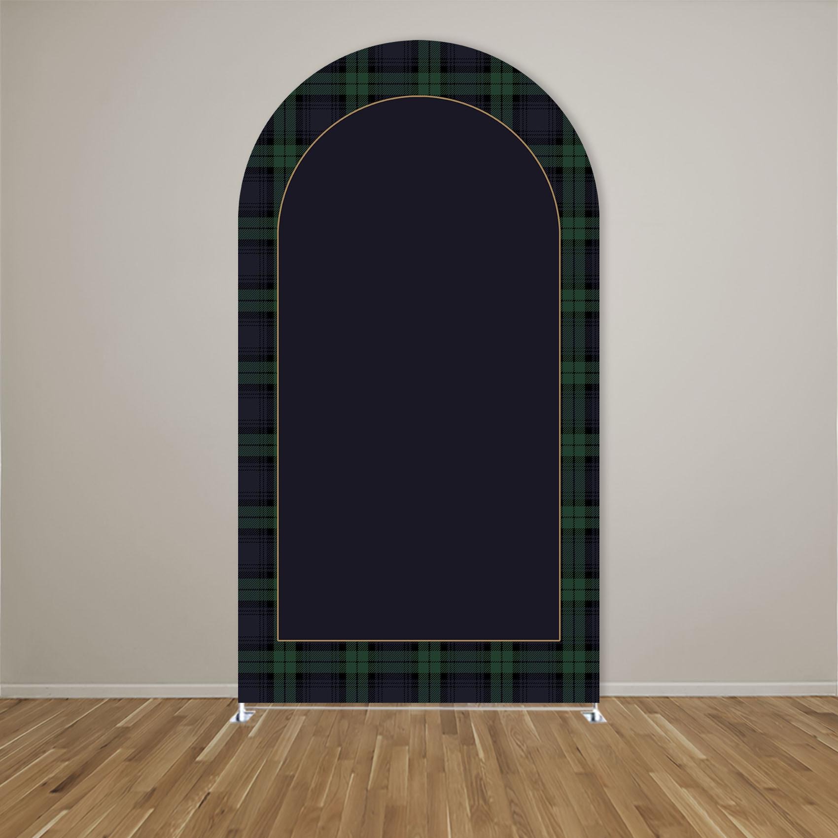 Custom Name Green Plaid Arch B - Photography Lighting Backdrop recension och pris